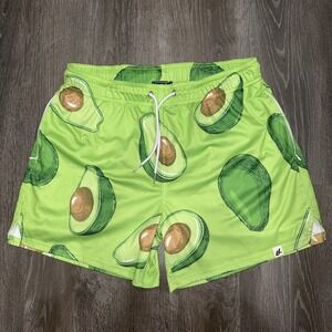 Lumber Legs Avocado Mesh Shorts Men's Size XXL Green Workout Gym LL Pockets